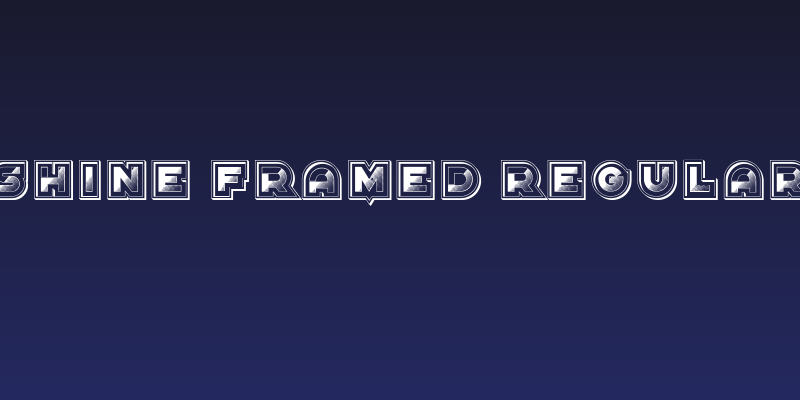 Shine Framed Regular Social Header