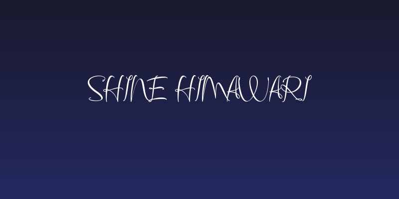 Shine Himawari Social Header
