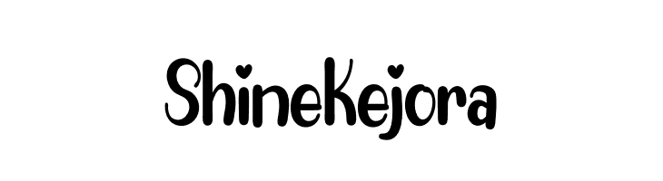 Shine Kejora  Frei Schriftart Herunterladen