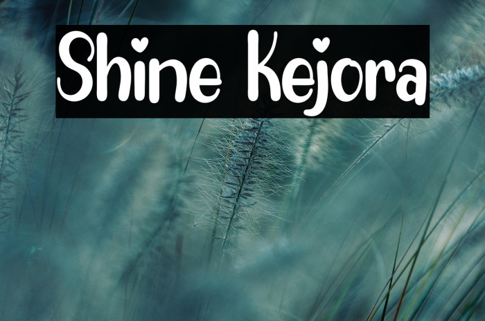 Shine Kejora Example 2