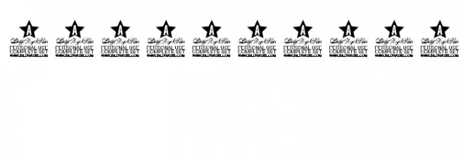 Shine Personal Use Font OTHER CHARS