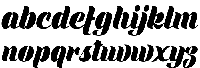 Shine Personal Use Font LOWERCASE