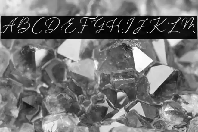 Shine de Love Font examples