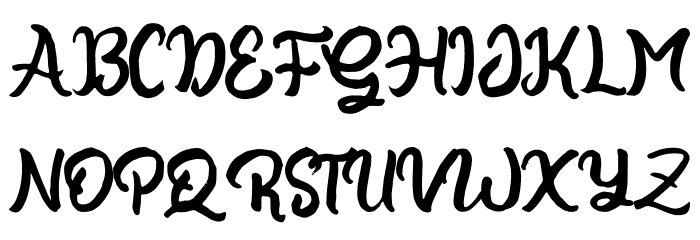 ShineBrush Font Litere mari