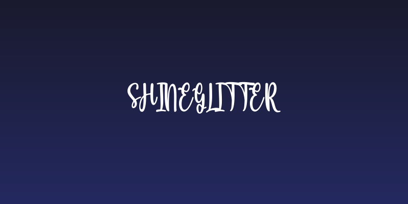 ShineGlitter Social Header