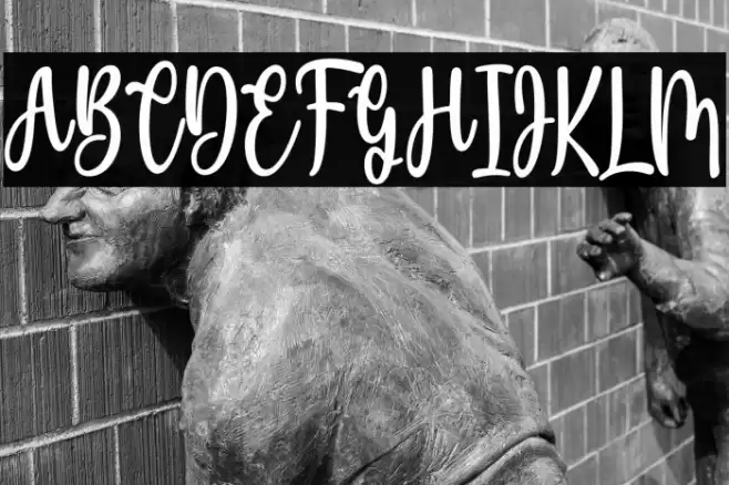 ShineGlitter Font examples