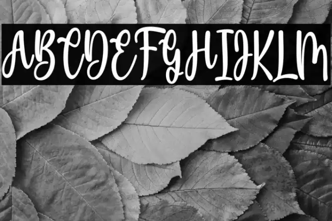 ShineGlitter Font examples