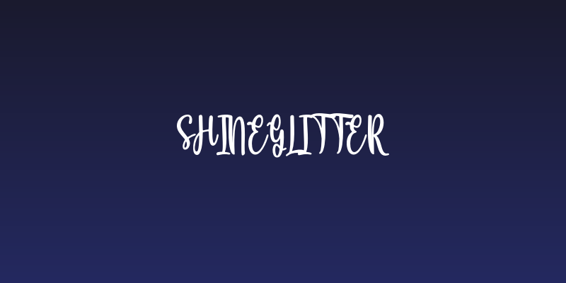 ShineGlitter Social Header