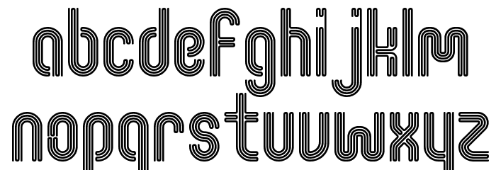 ShineOn Font LOWERCASE