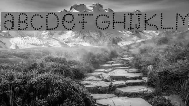 Shine Schriftart examples