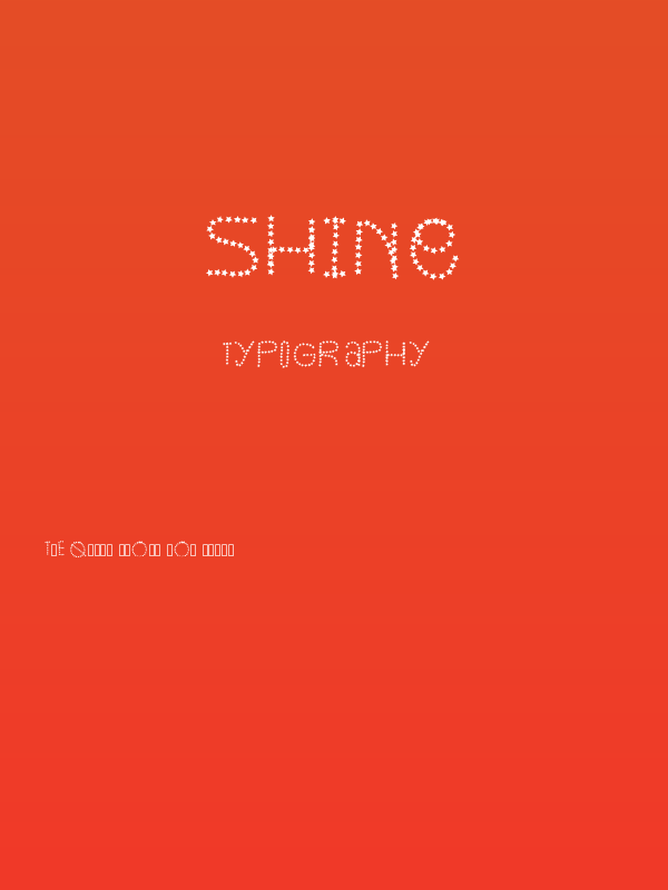 Shine Poster
