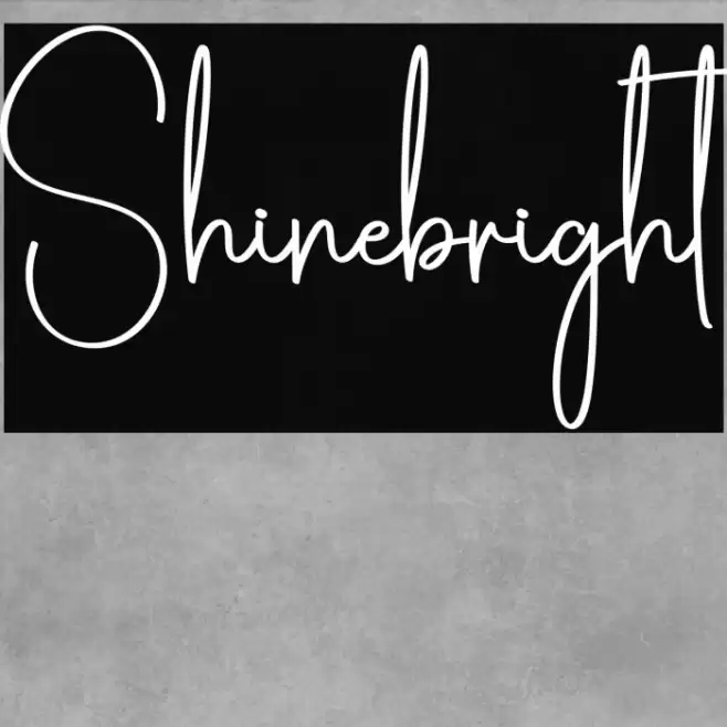 Shinebright Font examples