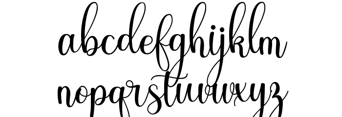 Shinesy Font LOWERCASE