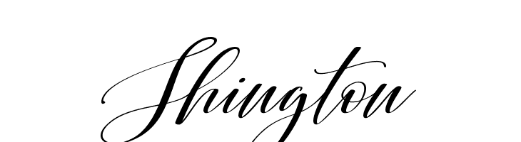 Shington  Free Fonts Download