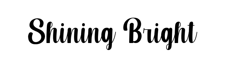 Shining Bright  font caratteri gratis