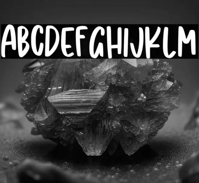 Shining Diamond Font examples