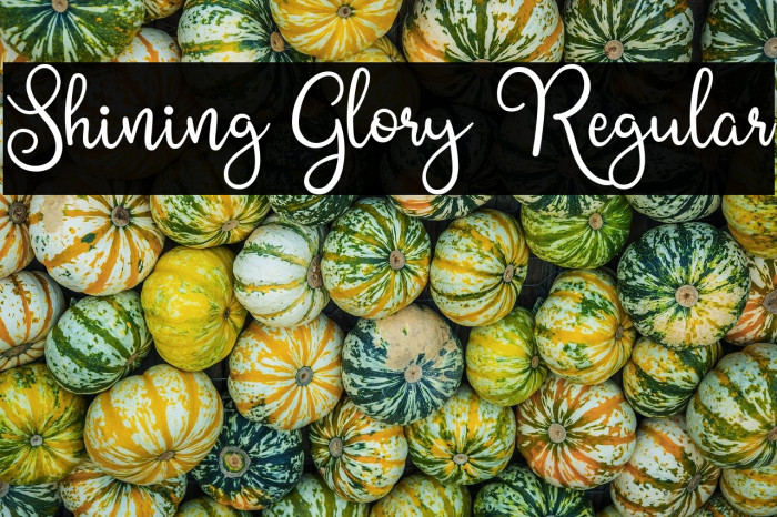 Shining Glory Regular Example 2