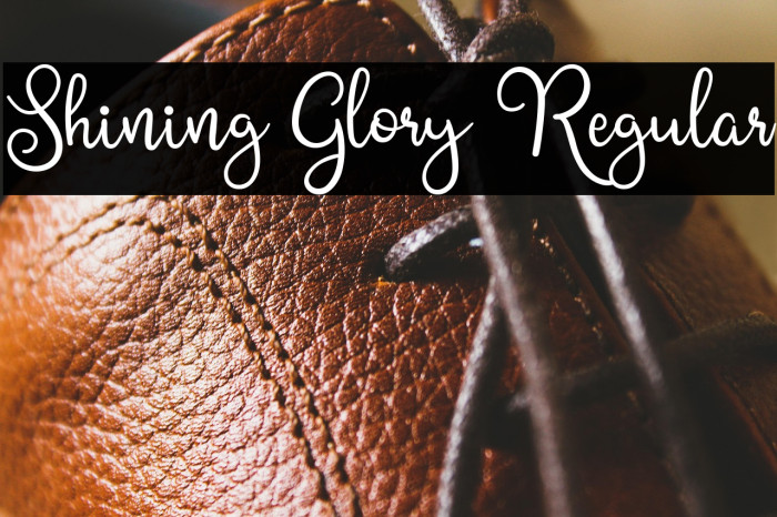 Shining Glory Regular Example 3