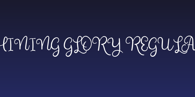 Shining Glory Regular Social Header