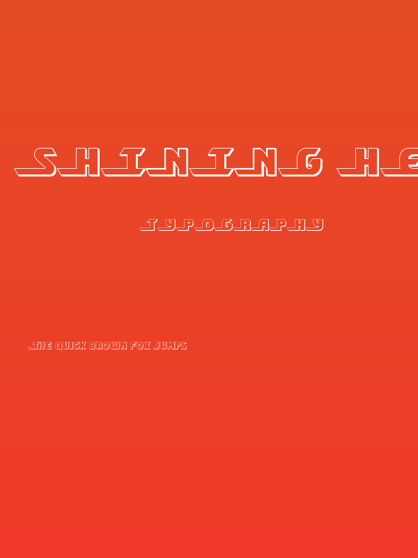 Shining Herald 3D Regular Poster