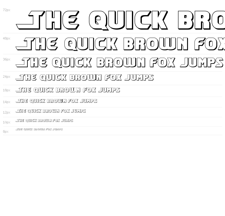 Shining Herald 3D Regular Waterfall