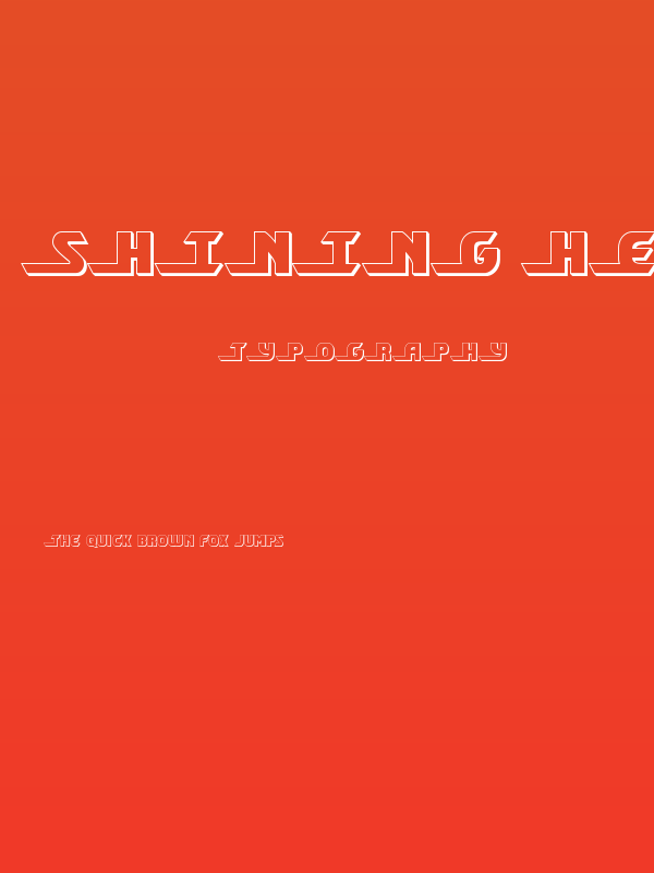 Shining Herald 3D Poster