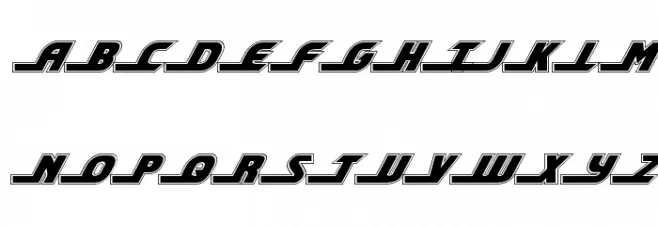 Shining Herald Academy Italic Schriftart Groß