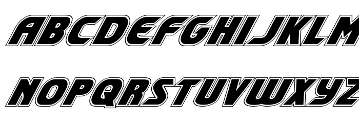 Shining Herald Academy Italic Font LOWERCASE
