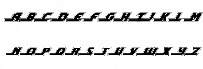 Shining Herald Academy Italic Font Litere mari