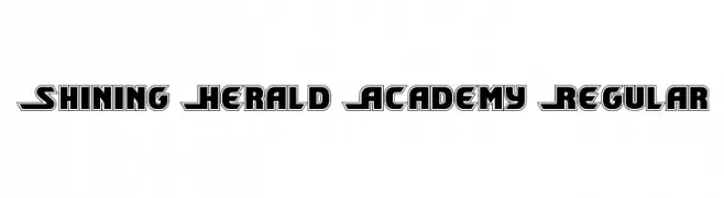 Shining Herald Academy Regular  नि: शुल्क फ़ॉन्ट्स डाउनलोड