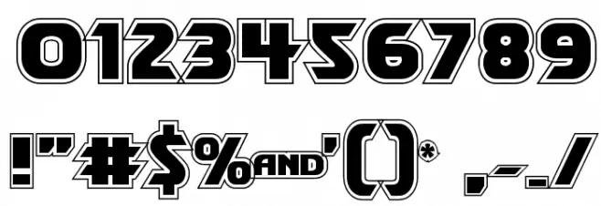 Shining Herald Academy Regular Font OTHER CHARS