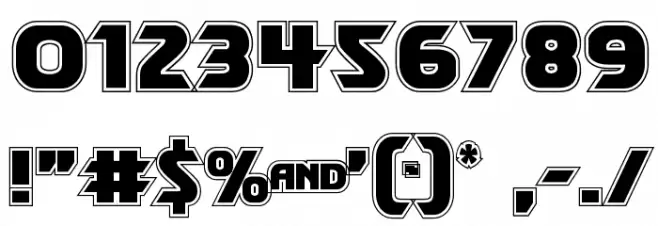 Shining Herald Academy Font OTHER CHARS