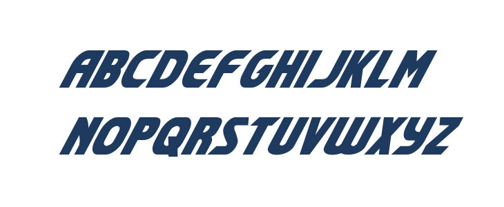 Shining Herald Condensed Ital Lowercase