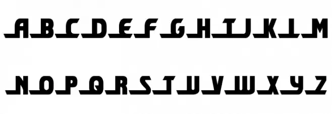 Shining Herald Condensed Caratteri MAIUSCOLE
