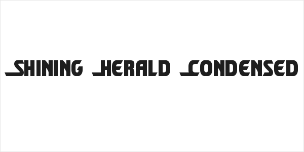 Shining Herald Condensed Logo