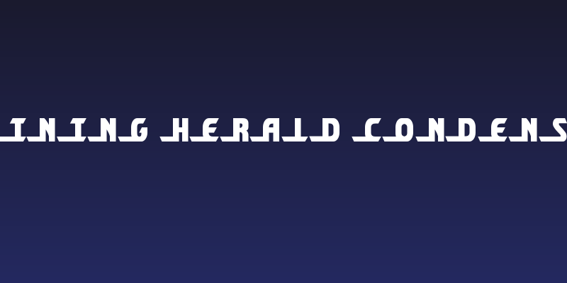 Shining Herald Condensed Social Header