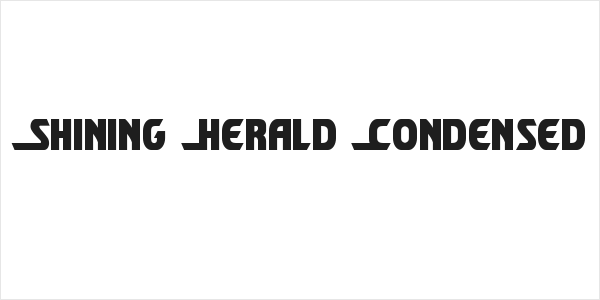 Shining Herald Condensed Logo