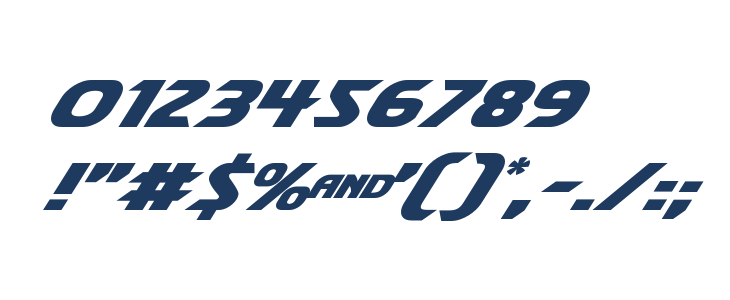 Shining Herald Expanded Italic Other Characters