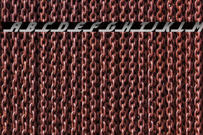 Shining Herald Gradient Italic Example 2