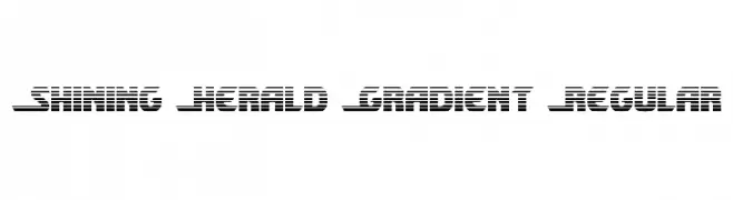 Shining Herald Gradient Regular 