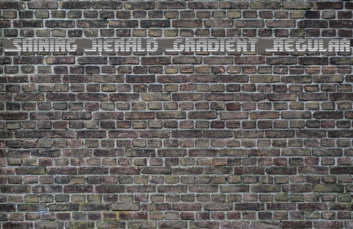 Shining Herald Gradient Regular Example 1