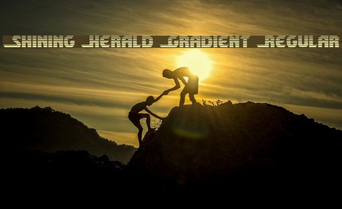 Shining Herald Gradient Regular Example 2