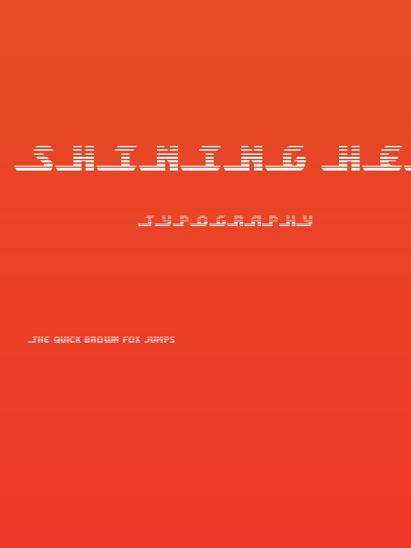 Shining Herald Gradient Regular Poster