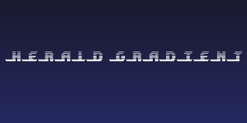 Shining Herald Gradient Regular Social Header