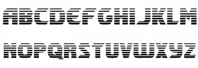 Shining Herald Gradient Regular Caratteri MINUSCOLO