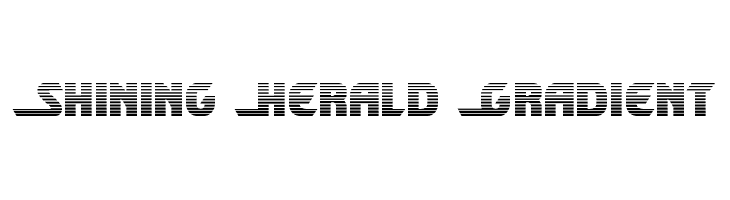 Shining Herald Gradient  Frei Schriftart Herunterladen