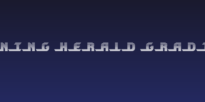 Shining Herald Gradient Social Header