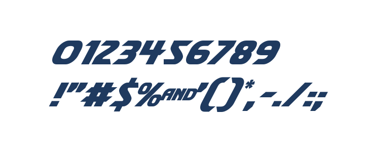 Shining Herald Italic Other Characters