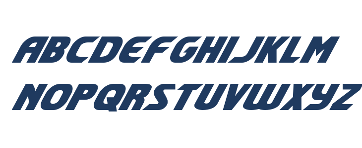 Shining Herald Italic Lowercase