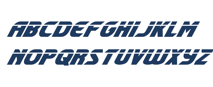 Shining Herald Laser Italic Lowercase